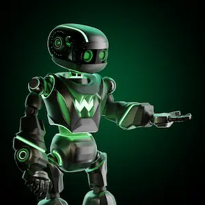 Robot In Hi-Tech Armor, 3D Art